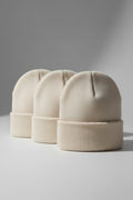 Cream Beanie Bundle