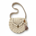 Cream Lace Crochet Bag - Full Shot