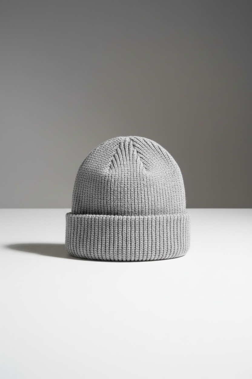 Grey Fisherman Beanie