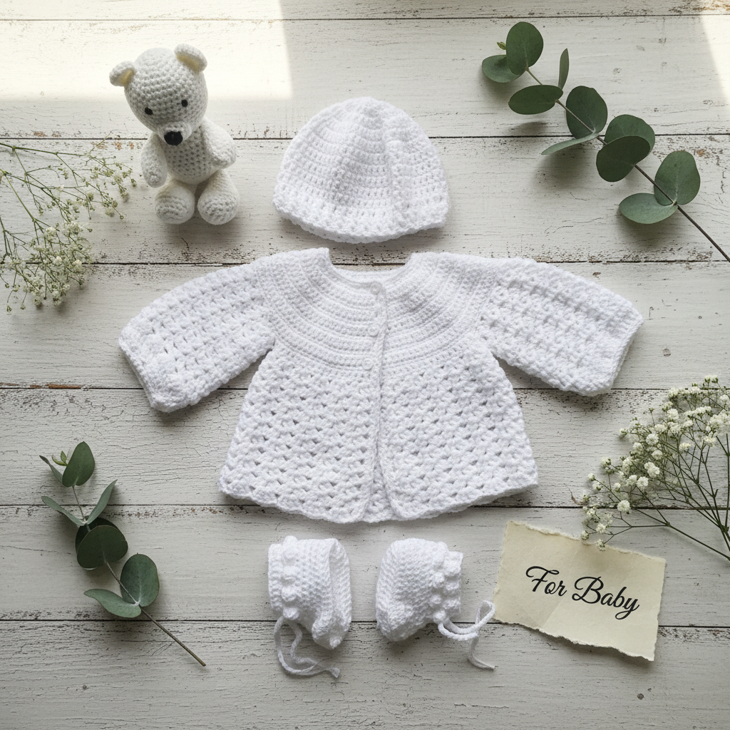 White Baby Set - Lifestyle